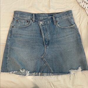 Agolde A-Line Denim Skirt